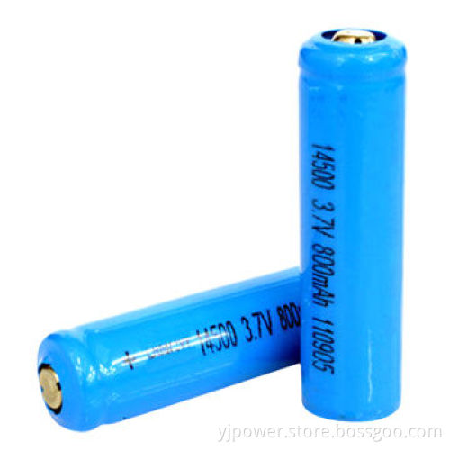 14500 Li-ion Battery with 3.7V Nominal Voltage